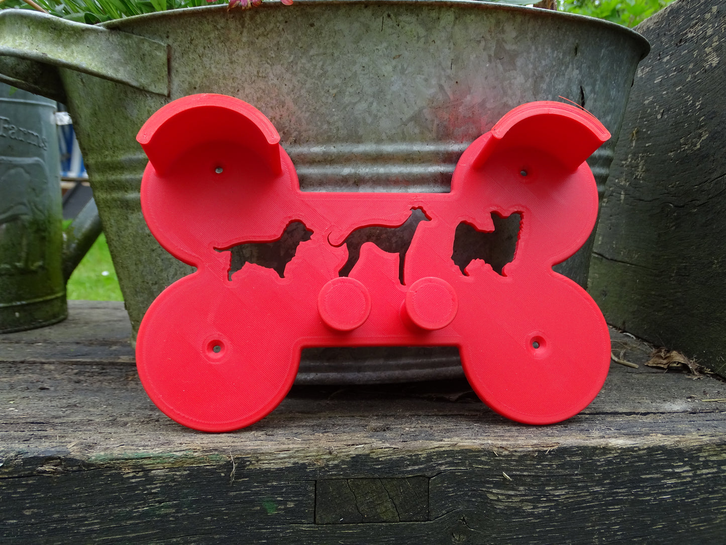 Hundehalsbandhalter Knochen