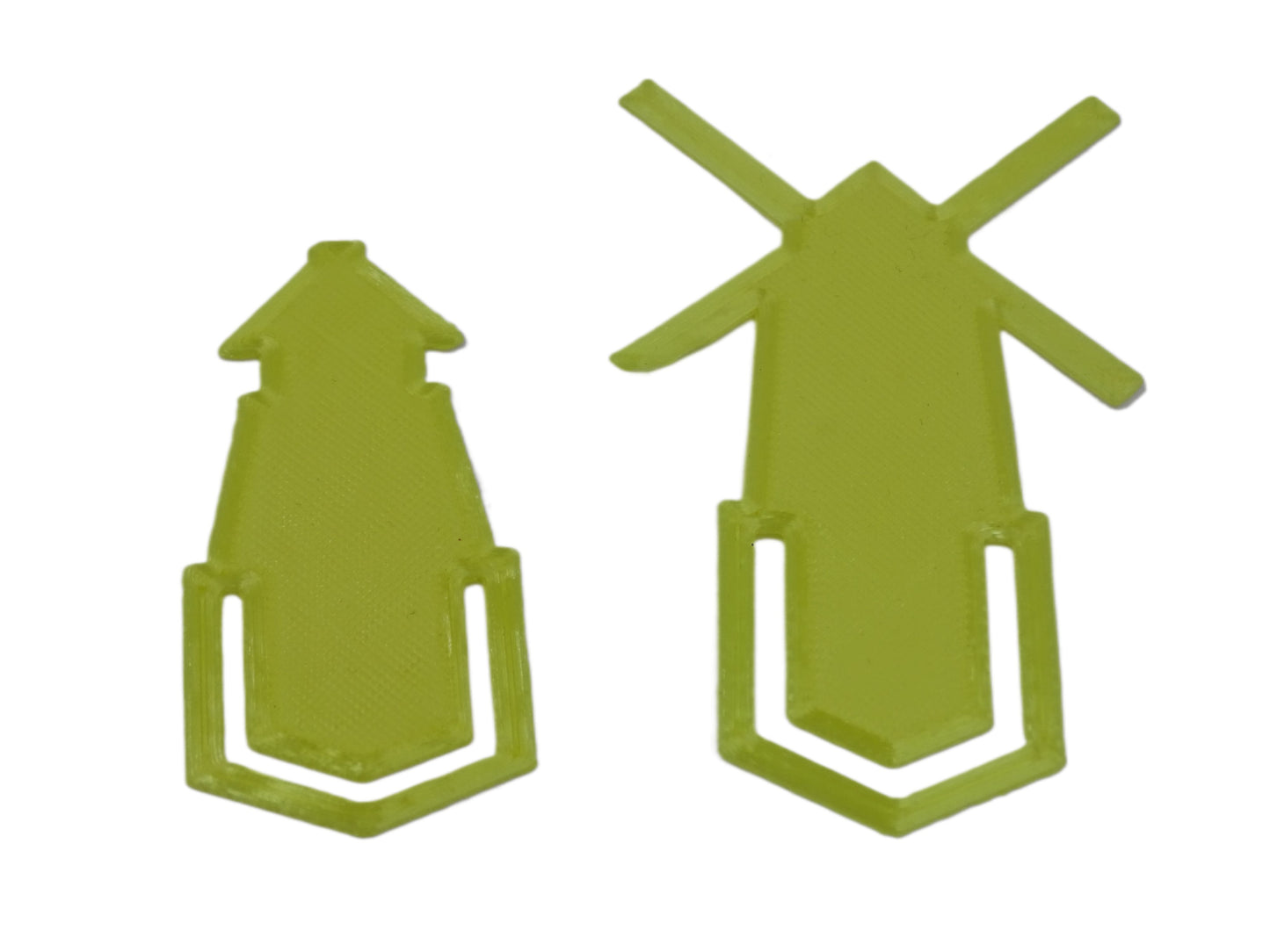 Lesezeichen Leuchtturm/Windmühle