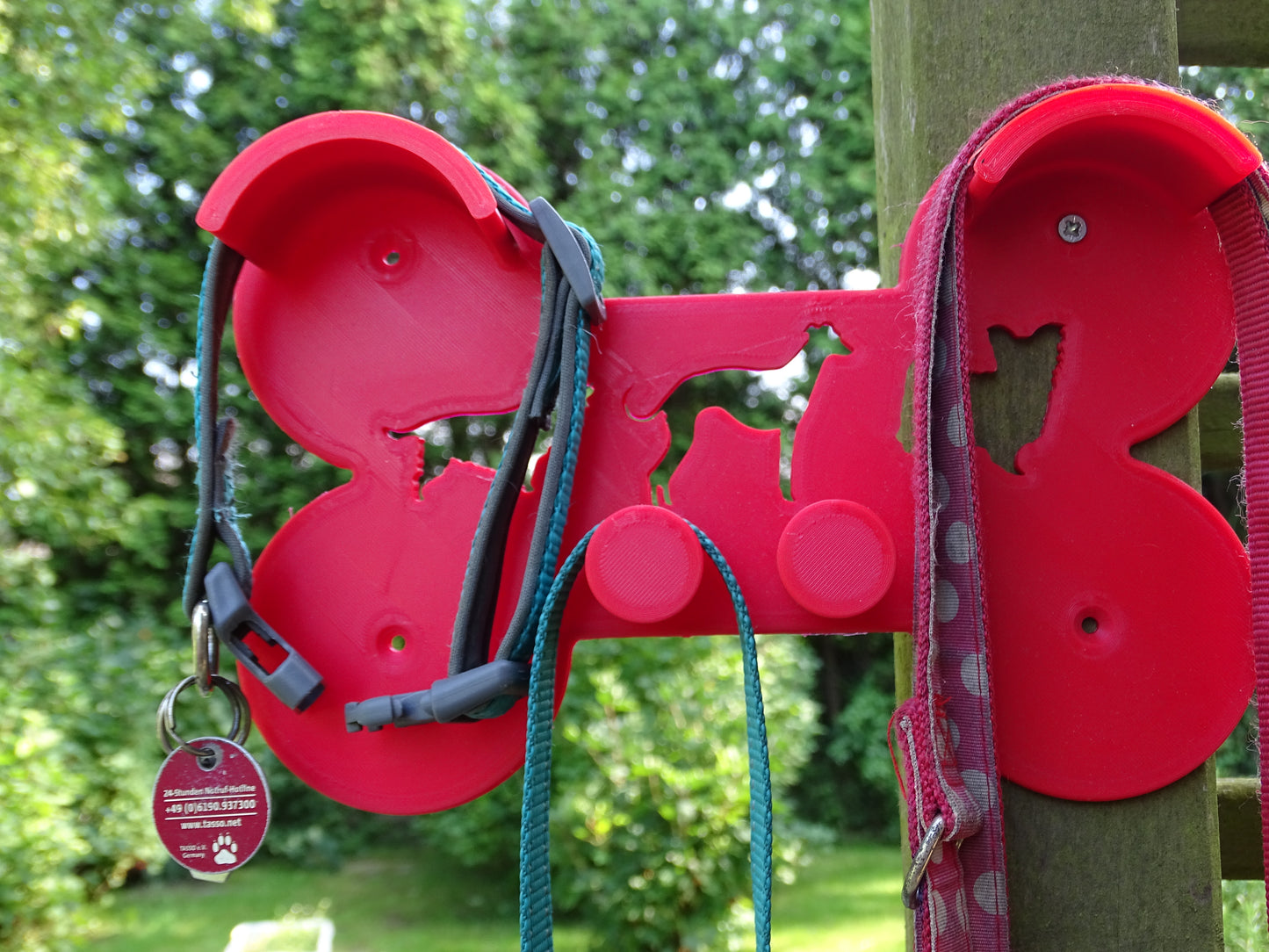 Hundehalsbandhalter Knochen