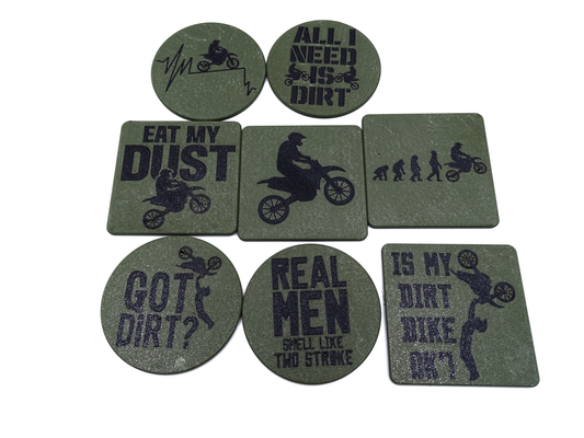 Untersetzer Motorrad